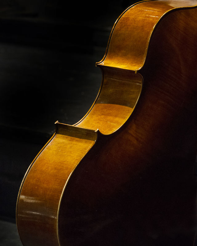 Detaljbilde av cello