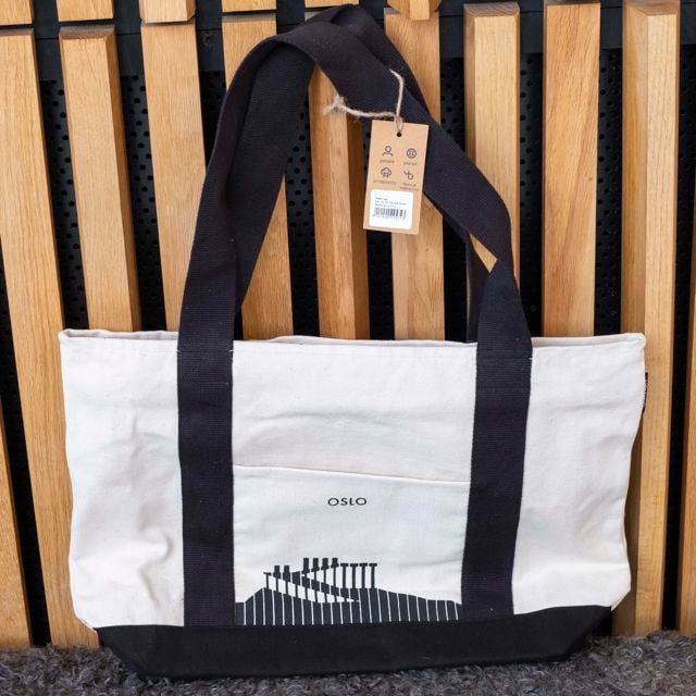 Stor totebag eller reiseveske
