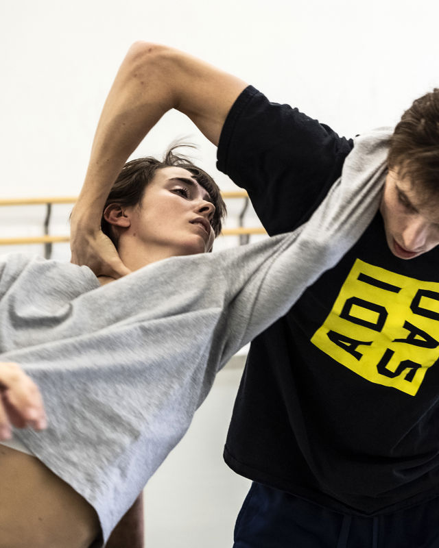 et par danser i studio